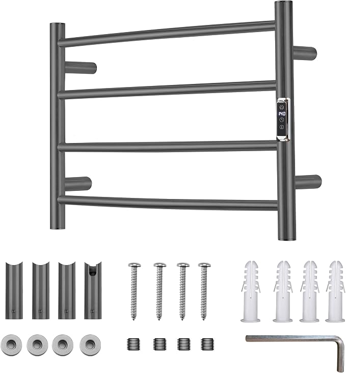 Heated Towel Racks for Bathroom, Wall Mounted Electric Towel Warmer Racks - Image 7
