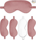 Sleep Masks 5PACK Silk Eyes Cover Satin Eye Mask Silky Blackout Soft Blindfold by WJingYiJia