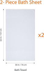 Amazon Basics 2-Piece Quick-Dry Oversize Bath Towel, 100% Cotton - Image 5