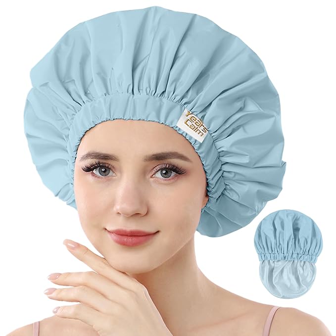 Years calm Reusable Waterproof Shower Caps by Yearscalm