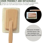 2 Pack Natural Exfoliating Loofah Luffa Loofa Bath Brush On a Stick, Shower - Image 4