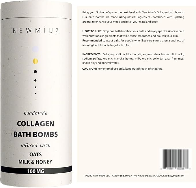 Creamy Collagen Bubble Bath Bombs - Image 8