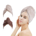 M-bestl 2 Pack Hair Drying Towels, Hair Wrap Towels, Absorbent Microfiber Hair by awesomeOralcareproduct