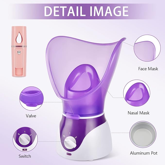 Facial Steamer - Nano Ionic Face Steamer - Image 6