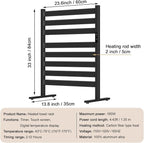 Verida Towel Warmer for Bathroom, Heated Towel Rack, Upgraded Extra-Wide - Image 7