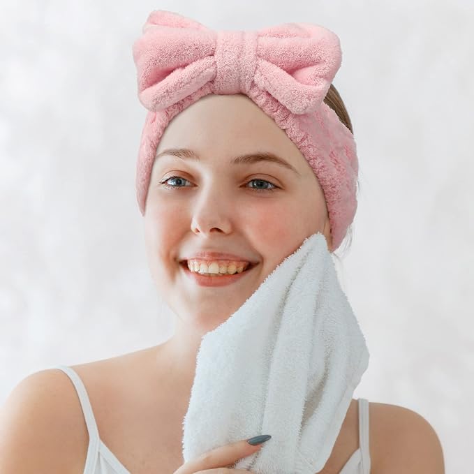 3 Pieces Towel Headbands for Women Makeup Headband for Washing Face Makeup Spa - Image 7