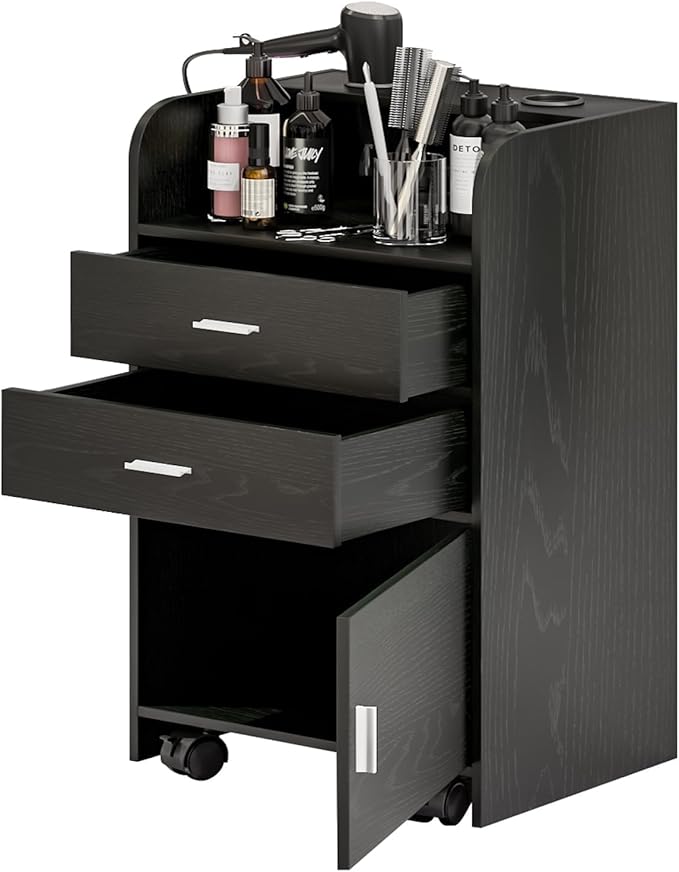 4ever2buy Salon Station for Hair Stylist, Salon Trolley Cart by 4ever2buy