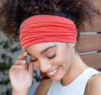 Huachi Wide Headbands for Women Non Slip Thick Womens Headbands Boho Elastic - Image 2