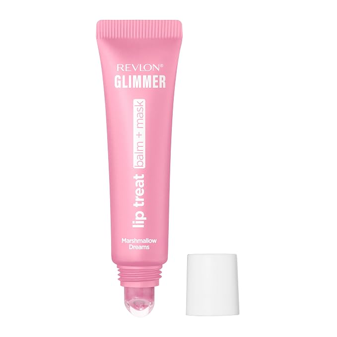 Revlon Glimmer Lip Treat Balm + Mask, Overnight Peptide Lip Treatment, 002 by RevlonConsumerProductsCorp