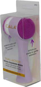 CALA Dual-Action Facial Cleansing Brush, Superfine Soft Bristles Deep Clean - Image 2