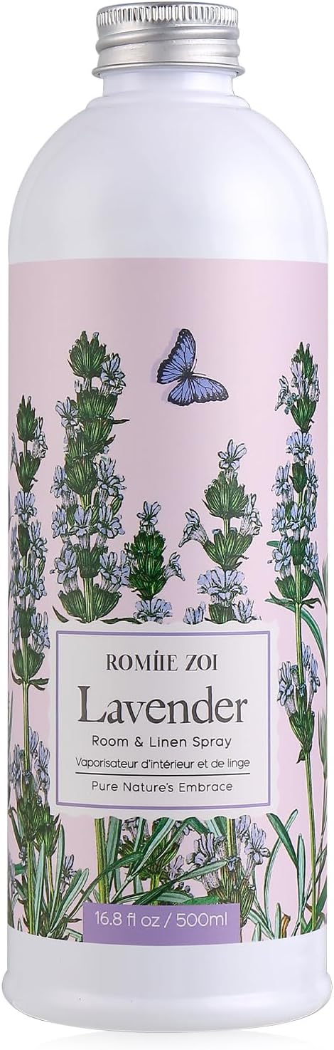 ROMIIE ZOI Lavender Room Spray Refill - 500ml / 16.8 Fl Oz - Calming Scent by ROMIIEZOI