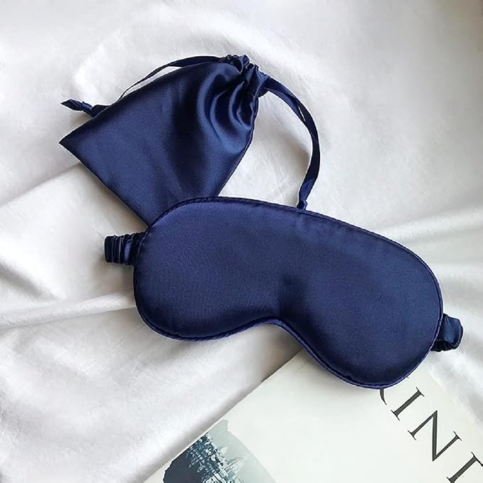 Silk Satin Sleeping Eye Mask, Soft Breathable Blackout Eyeshade Eye Cover - Image 7