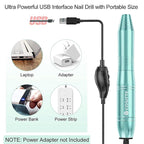 COSITTE Electric Nail Drill, USB Electric Nail Drill Machine - Image 2