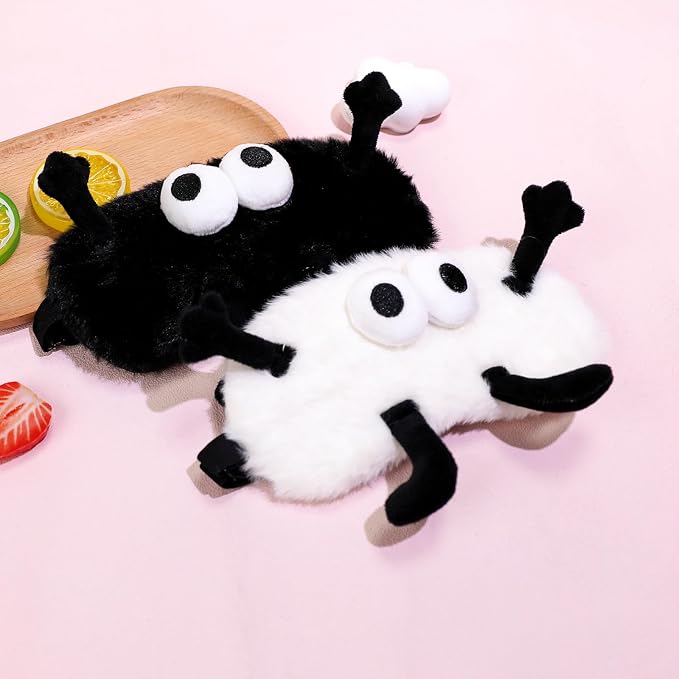 PERFECTSIGHT Sleep Eye Masks, Cute Sleep Eye Cover Lightweight Adjustable - Image 4