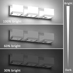 Tipace 3 Lights Dimmable LED Modern Vanity Lights - Image 4