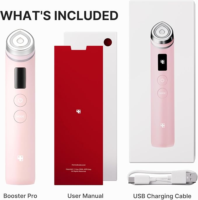 medicube Booster Pro | 6-in-1 Real Glass Glow Beauty Massager | - Image 9