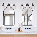 Bronze Bathroom Vanity Lights, 3-Light Vanity Light Fixtures - Image 3