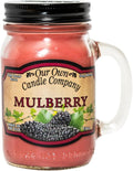 Our Own Candle Company, Mulberry Scented Mason Jar Candle, 100 Hour Burn Time by OurOwnCandleCompanycandles