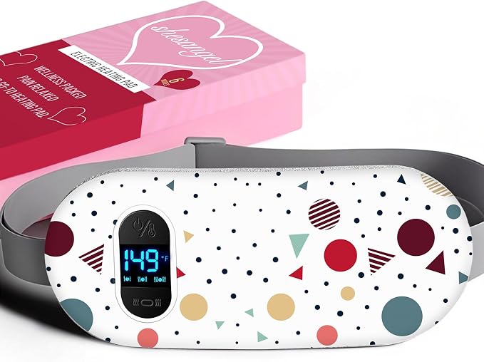 Portable Heating Pad for Period Cramps: Menstrual Heating Pad by shesangel