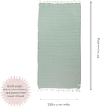 InfuseZen Stonewashed Turkish Bath & Beach Towel –100% Organic Turkish Cotton - Image 3