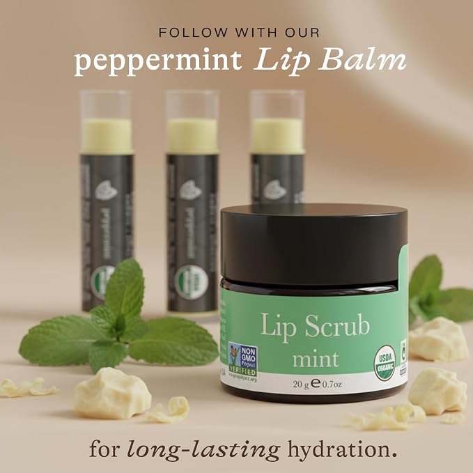 USDA Organic Lip Scrub Mint - Image 8