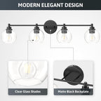 VONLUCE Bathroom Light Fixtures, 4-Light Bathroom Vanity Light - Image 3