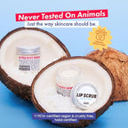 Handmade Heroes 100% Natural Lip Scrub, Vegan Conditioning Coconut Exfoliator - Image 4