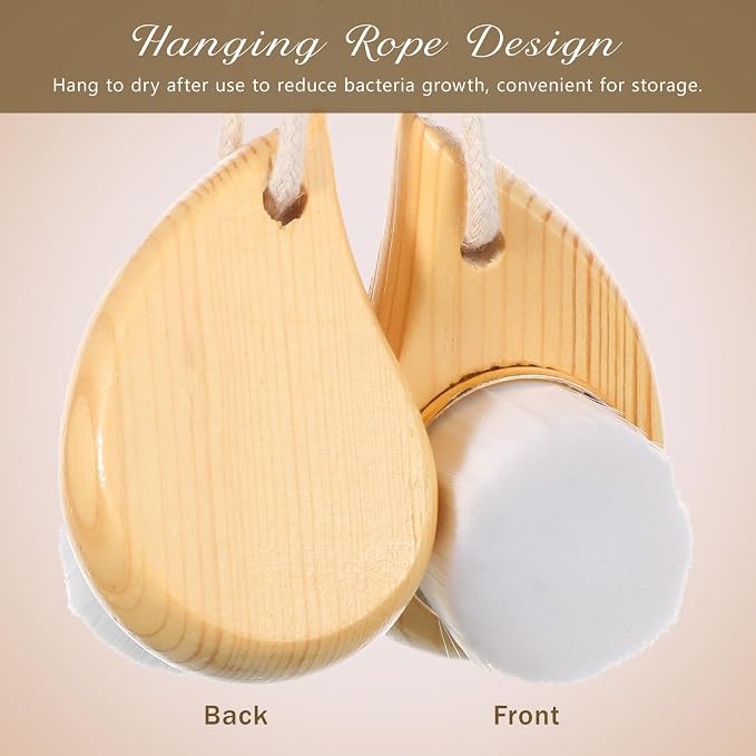2pcs Soft Bristle Face Cleansing Brush Manual Face Brush - Image 7