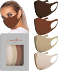 Virtue Code Second Skin Cloth Face Mask Pack. 4 Buttery Soft Masks Washable by VIRTUECODE