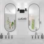 Ascher 2-Light Wall Sconces, Modern Vanity Light Fixture Black Finish, Wall - Image 5