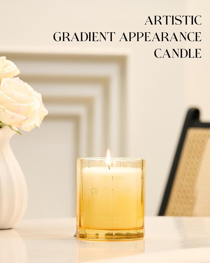 M&SENSE Salted Caramel Fall Scented Candle - Image 5