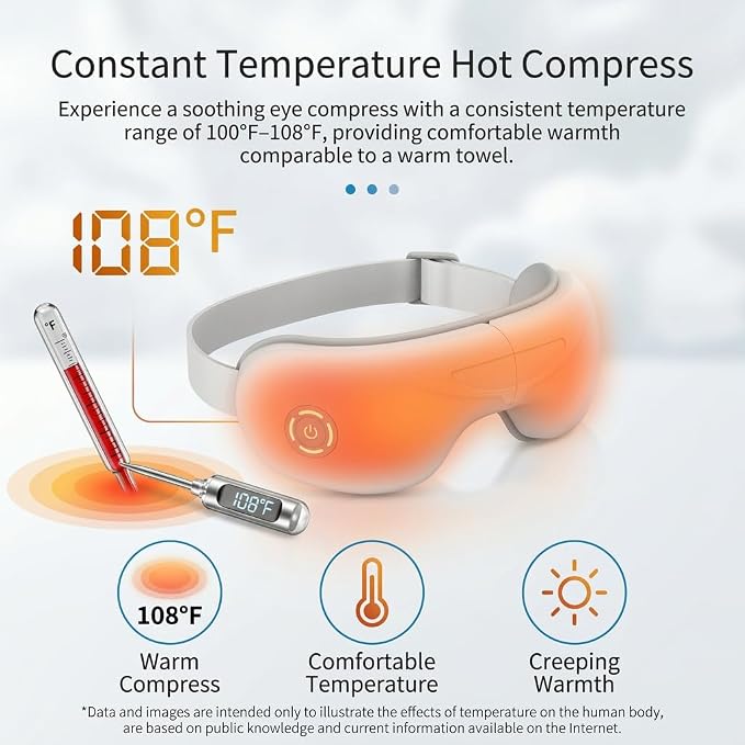 STRIDEFLOW Gentle Eye Massager for Dry Eye & Migraine Relief, LIGHT Air - Image 6