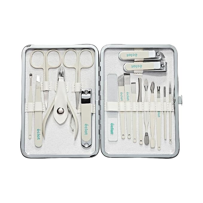 Éclat Manicure Pedicure Kit for Men & Women, Cuticle Pusher, Personal Care - Image 5