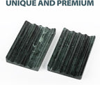 Karibiber 2 Pcs Soap Holder for Bathroom, Marble Soap Dish for Kitchen - Image 6