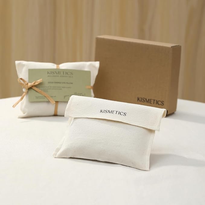 Weighted Eye Pillow for Relaxation, SPA and Travelling, 100% Natural Crystals - Image 6