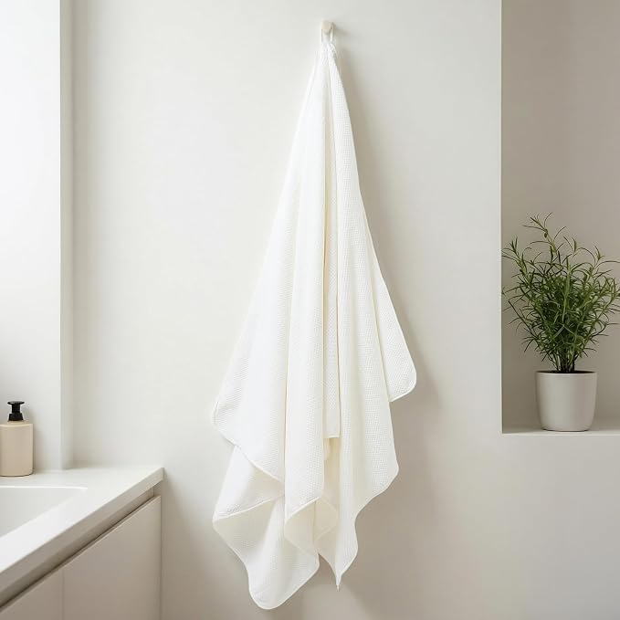 REDKISS Pack of 1 Jumbo Bath Sheet, 40 x 80 Inches Microfiber Oversized Bath - Image 7