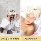 Shintop Spa Headband Soft Carol Fleece Makeup Headband - Image 8