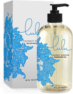 Lulu Coconut Massage Oil with Fractionated Coconut & Cocoa Butter Hydrating by LuluLubesandMassageoils