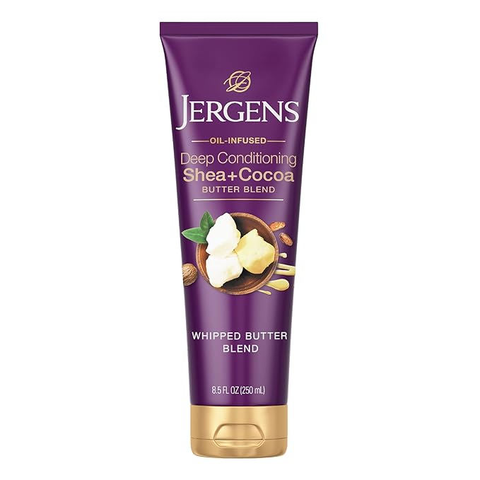 Jergens Shea and Cocoa Whipped Body Butter Lotion, Tone Enriching Hand And Body by Jergens