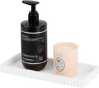 Silicone Bathroom Tray Small Vanity Organizer Rectangle Sink Caddy Sponge by Heagoale