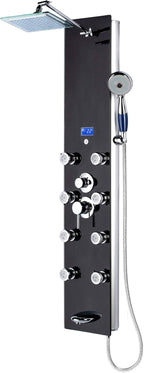 Blue Ocean 52" Aluminum SPA392B Shower Panel Tower System by TheHomeBudgetHousewareInc