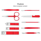 Manicure Set, Travel Mini Nail Clippers Kit Pedicure Care Tools - Image 2