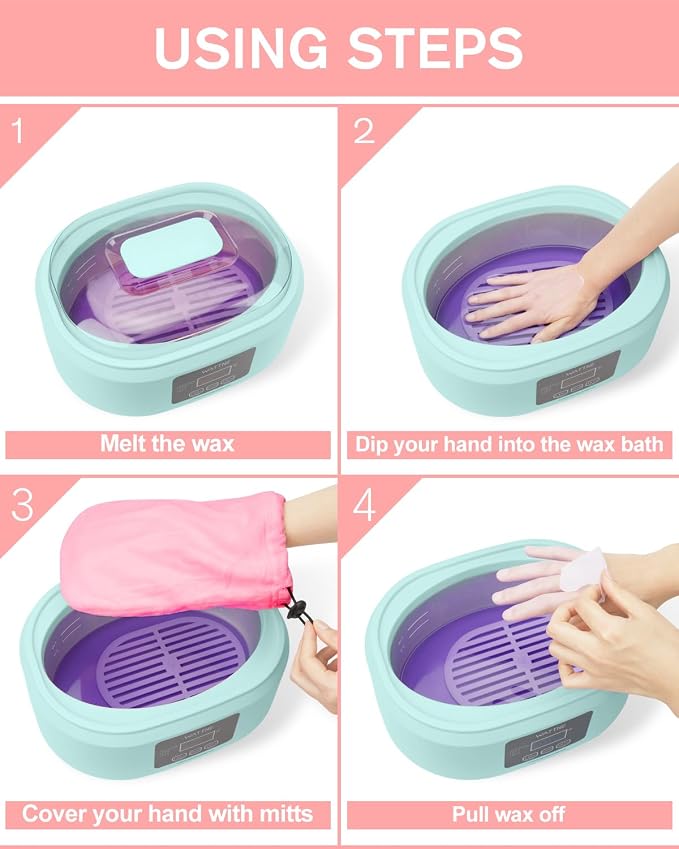 Paraffin Wax Machine for Hand and Feet -Paraffin Wax Warmer Moisturizing Kit - Image 5