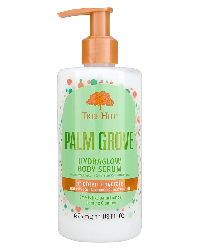 Tree Hut Palm Grove Hydraglow Body Serum, Brighten & Hydrate, by TreeHut