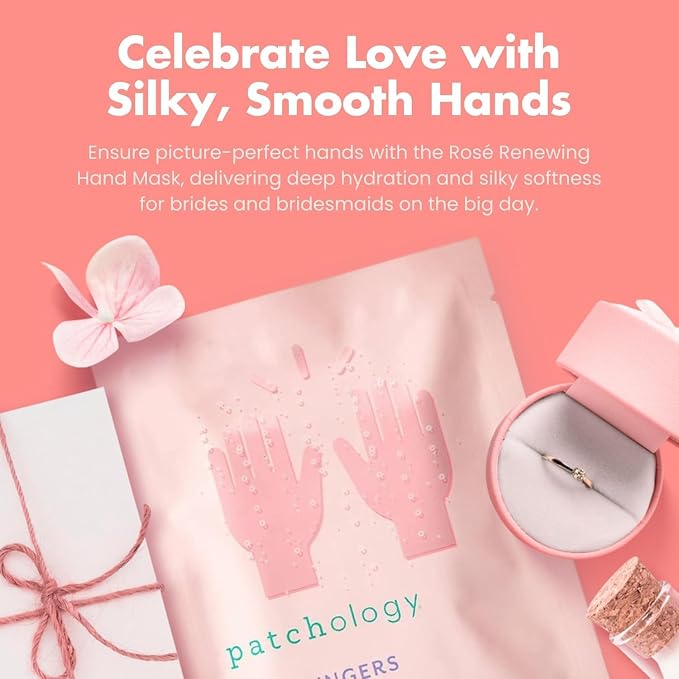 Patchology Rosé Fingers Renewing Hand Mask - Image 2
