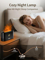 Flame Essential Oil Diffuser, 180ml Aromatherapy Diffuser - Image 5