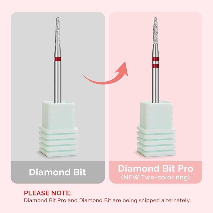 MelodySusie 1.8mm Round Tapered Cuticle Clean Nail Drill Bit 3/32'', - Image 3