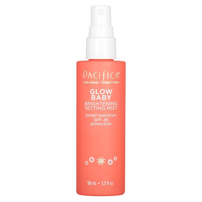 Pacifica Setting Spray Glow Baby Brightening Mist, Broad Spectrum SPF 45 - Image 9