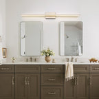 39.4 inch Brushed Nickel Bathroom Vanity Light Bar 5CCT Dimmable Bathroom Light - Image 2