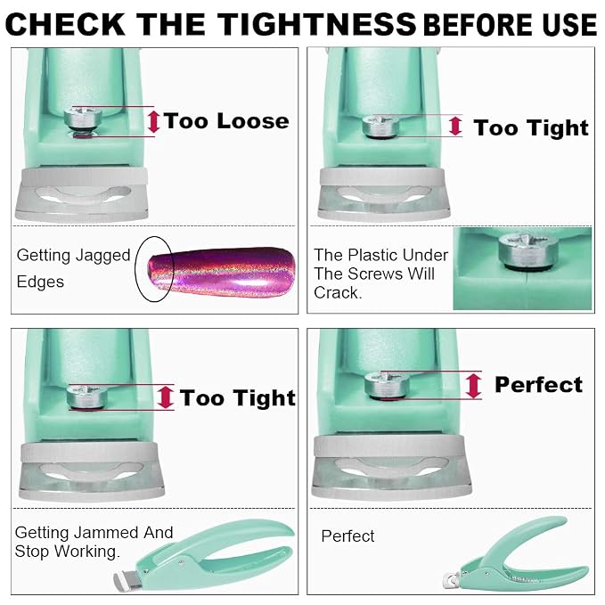 Green Adjustable Artificial Acrylic Fake Nail False Nail Tip Clipper Cutter - Image 3